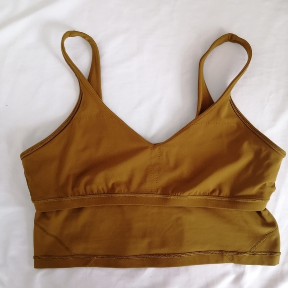 Lululemon Align Tank Mustard Yellow Gold Brown Plus Size 14 - Picture 8 of 11